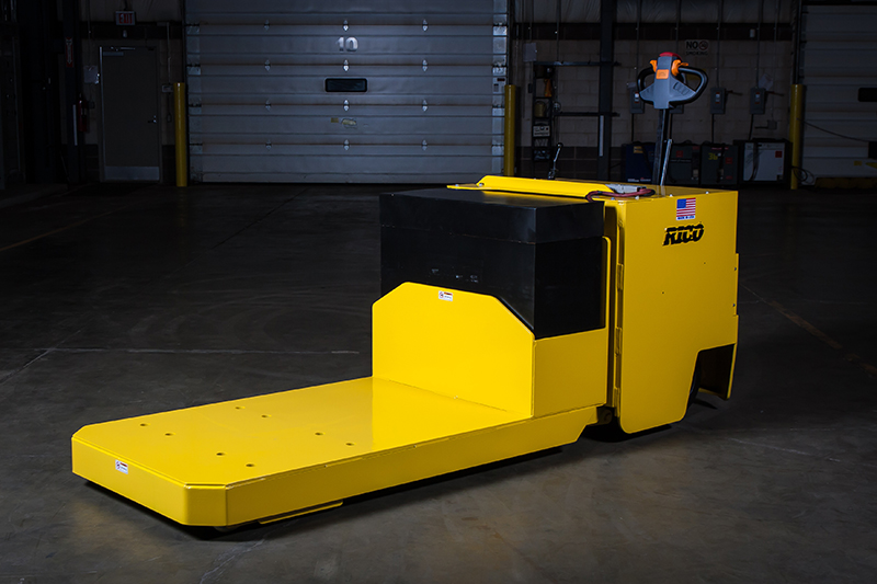 Yellow RICO Platform Truck