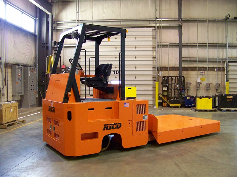 Orange Platform Truck from RICO Manufacturing