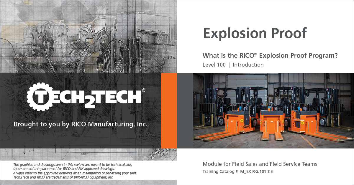 What is the RICO® Explosion Proof Program