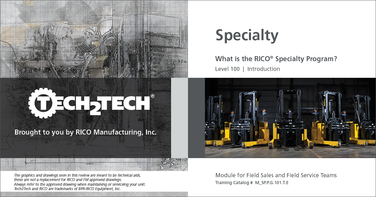What is the RICO® Specialty Program